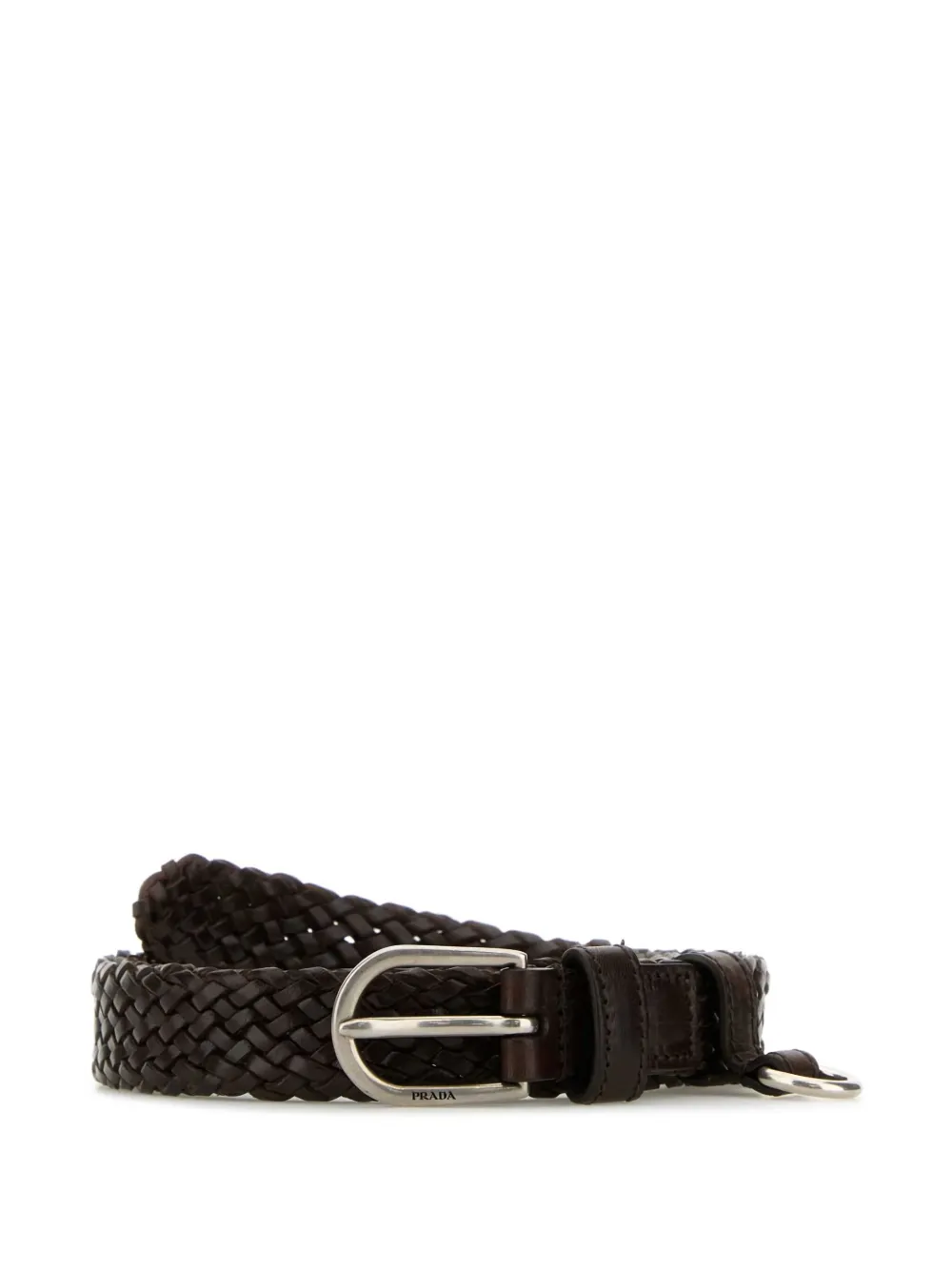 Prada Leren riem Bruin