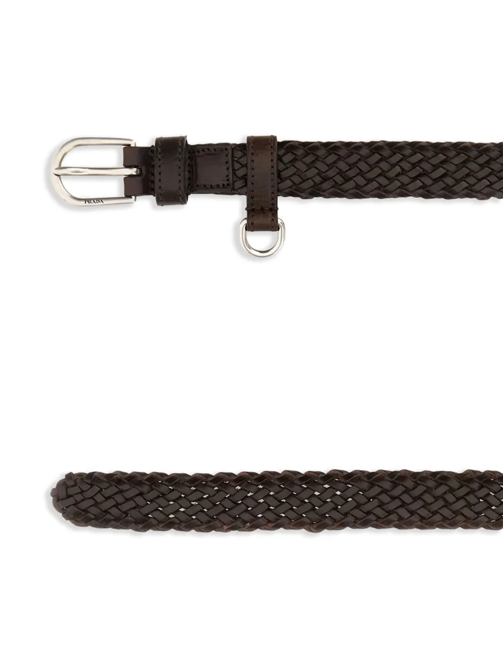 Prada leather belt - Bruin