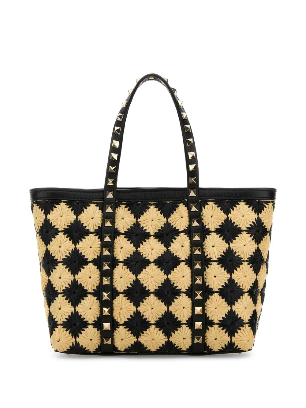 Valentino Garavani mini Rockstud tote bag - Zwart