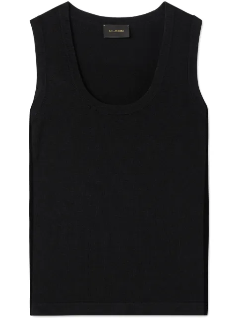 St. John Santiago knitted top