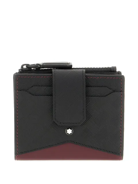 Montblanc cartera con diseño de dos tonos