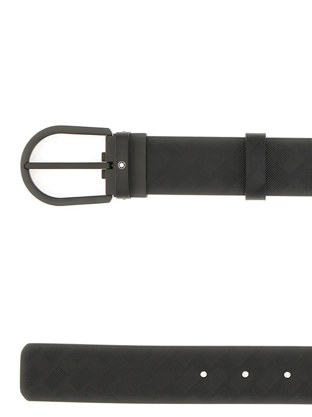 Montblanc leather belt - Zwart