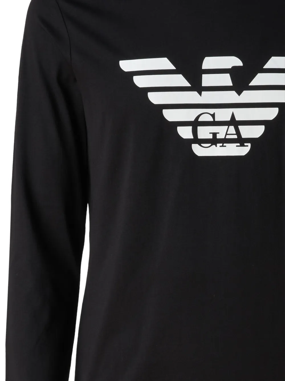 Emporio Armani Katoenen T-shirt Zwart