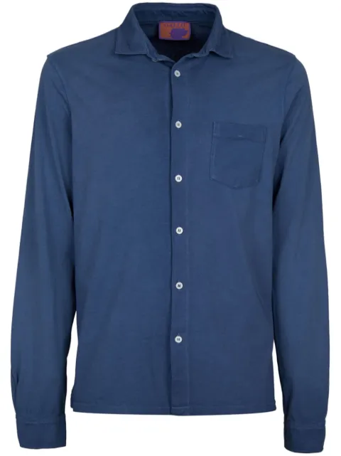 Gallo chest-pocket cotton shirt