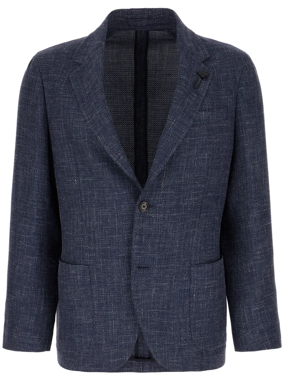 Lardini Blazer met broche Blauw