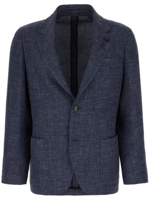 Lardini brooch-detail blazer