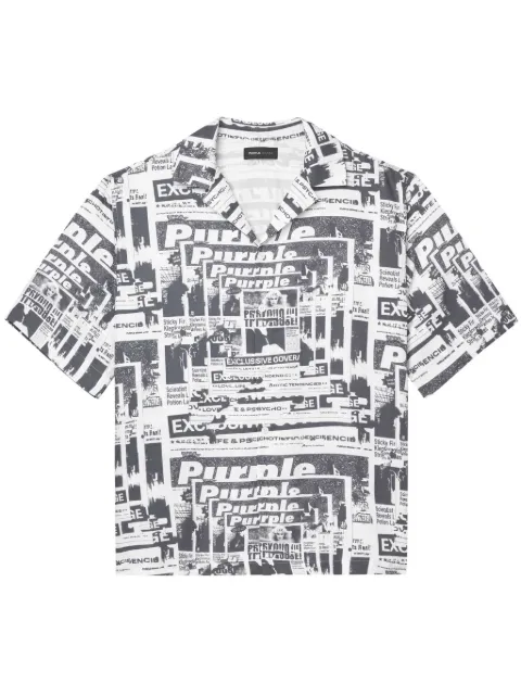 Purple Brand lyocell shirt