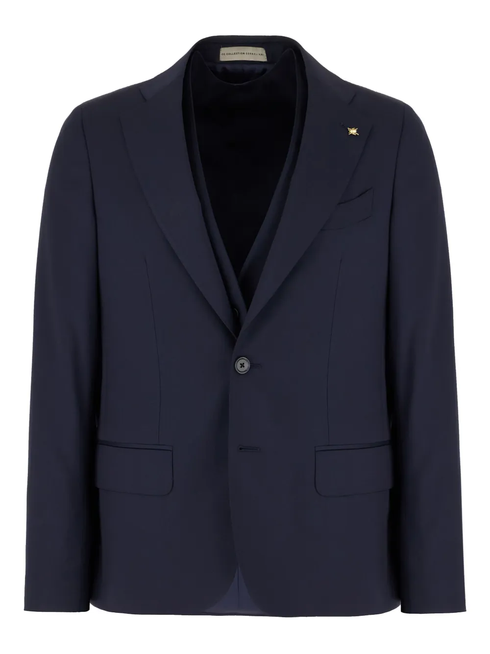 Corneliani Pak met enkele rij knopen Blauw