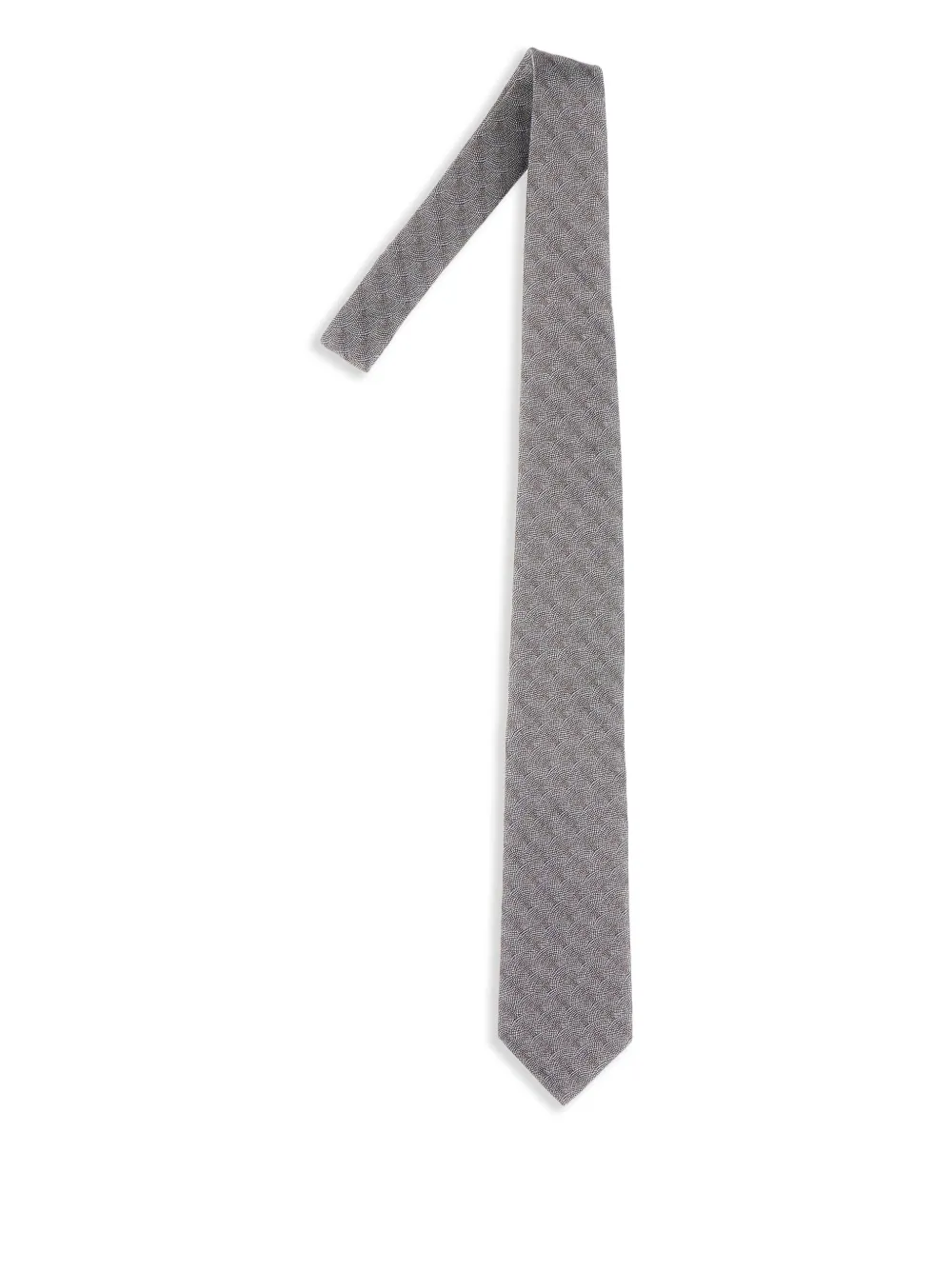 embroidered silk tie