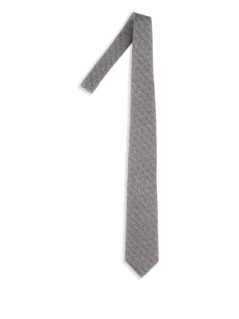 Corneliani embroidered silk tie