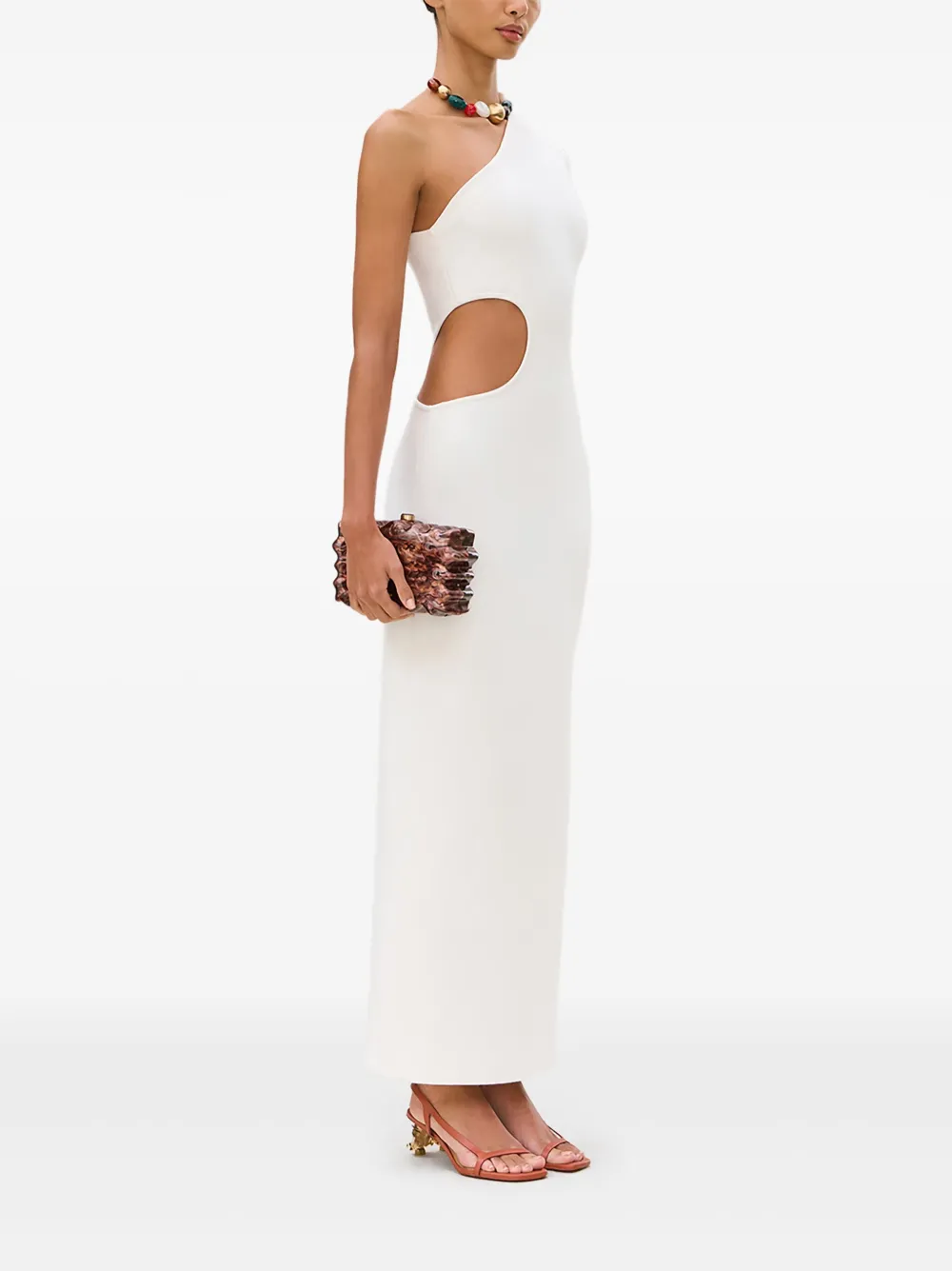 Cult Gaia Linnea cut-out maxi dress - Wit