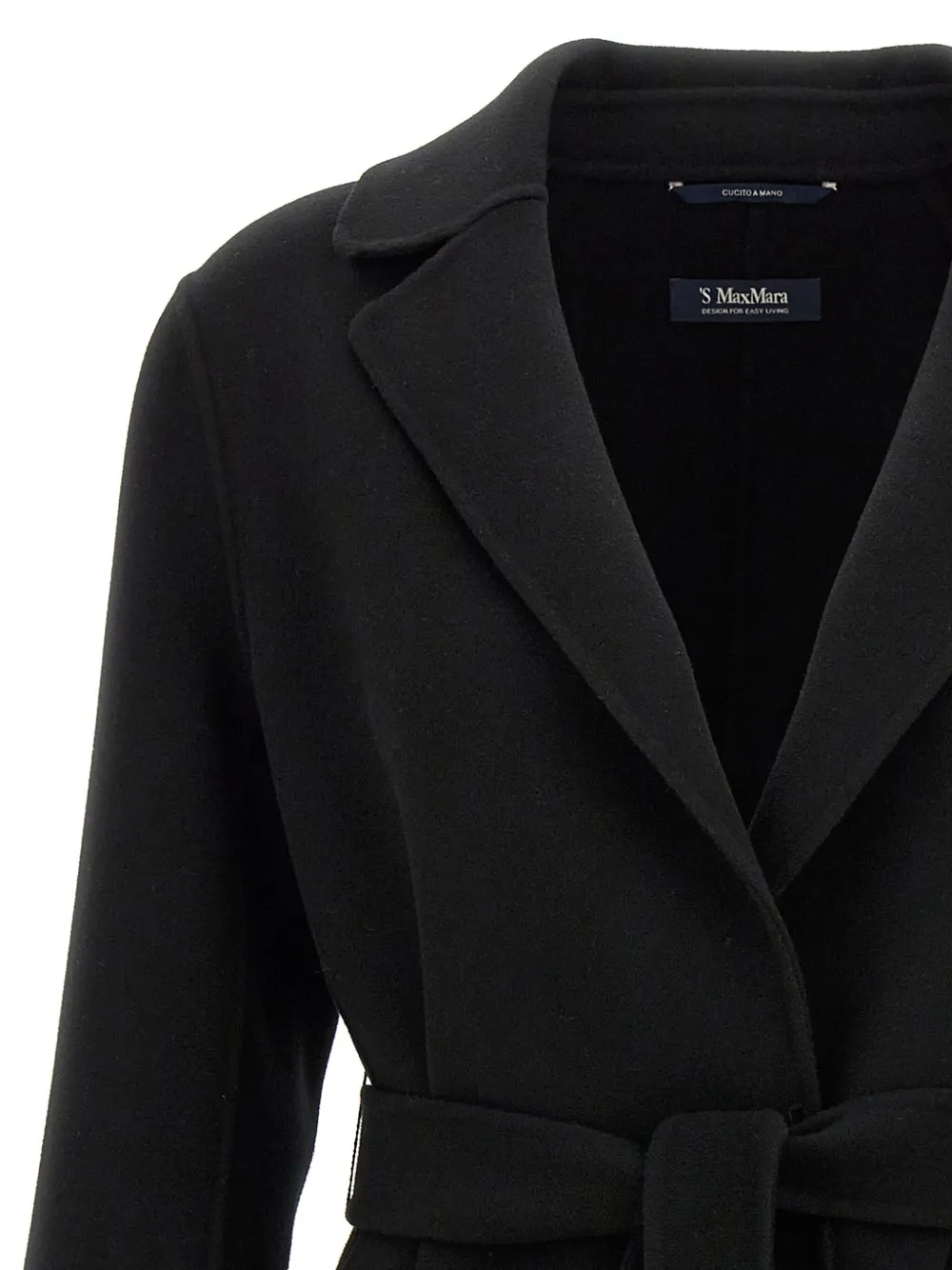 Shop 's Max Mara Pauline Coat In Black