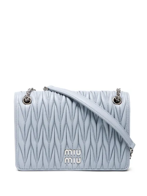 Sac porté épaule en cuir matelassé (2020-2024) - Miu Miu Pre-Owned - Modalova