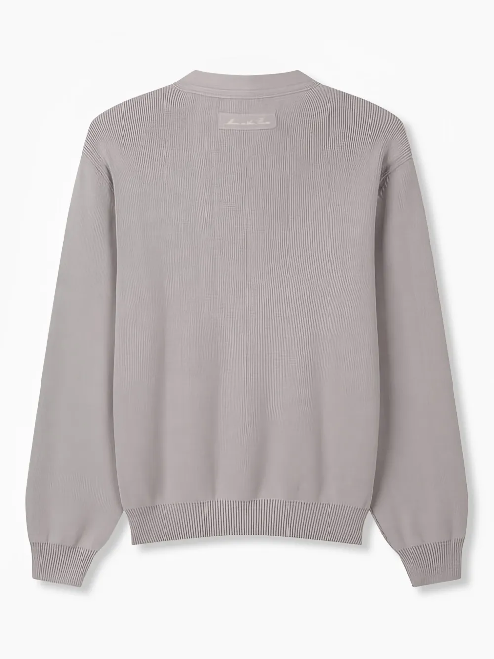 Man On The Boon. Drop-shoulder V-neck Cardigan In Grey