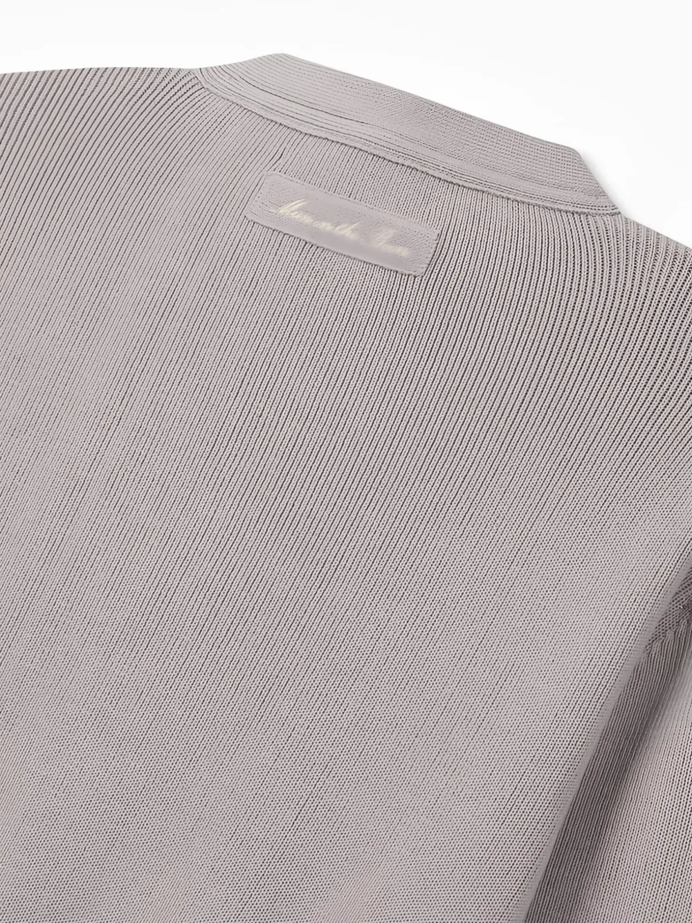 Man On The Boon. Drop-shoulder V-neck Cardigan In Grey