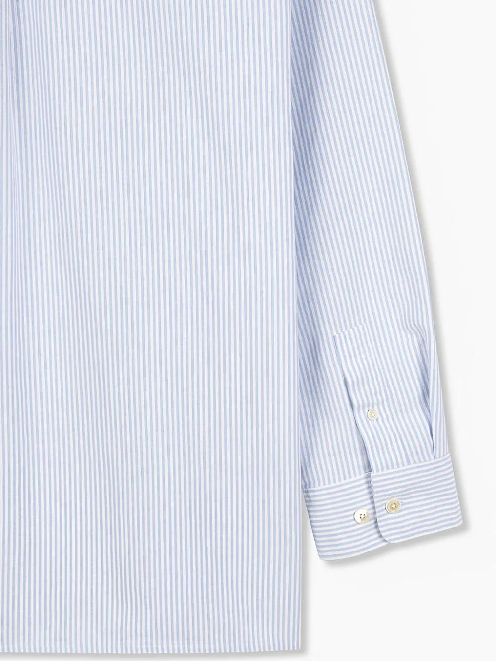 Man On The Boon. Gestreept overhemd Blauw