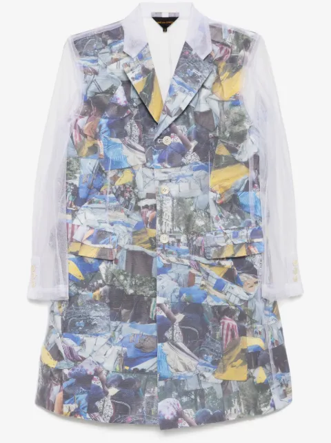 Comme Des Garçons abrigo estampado
