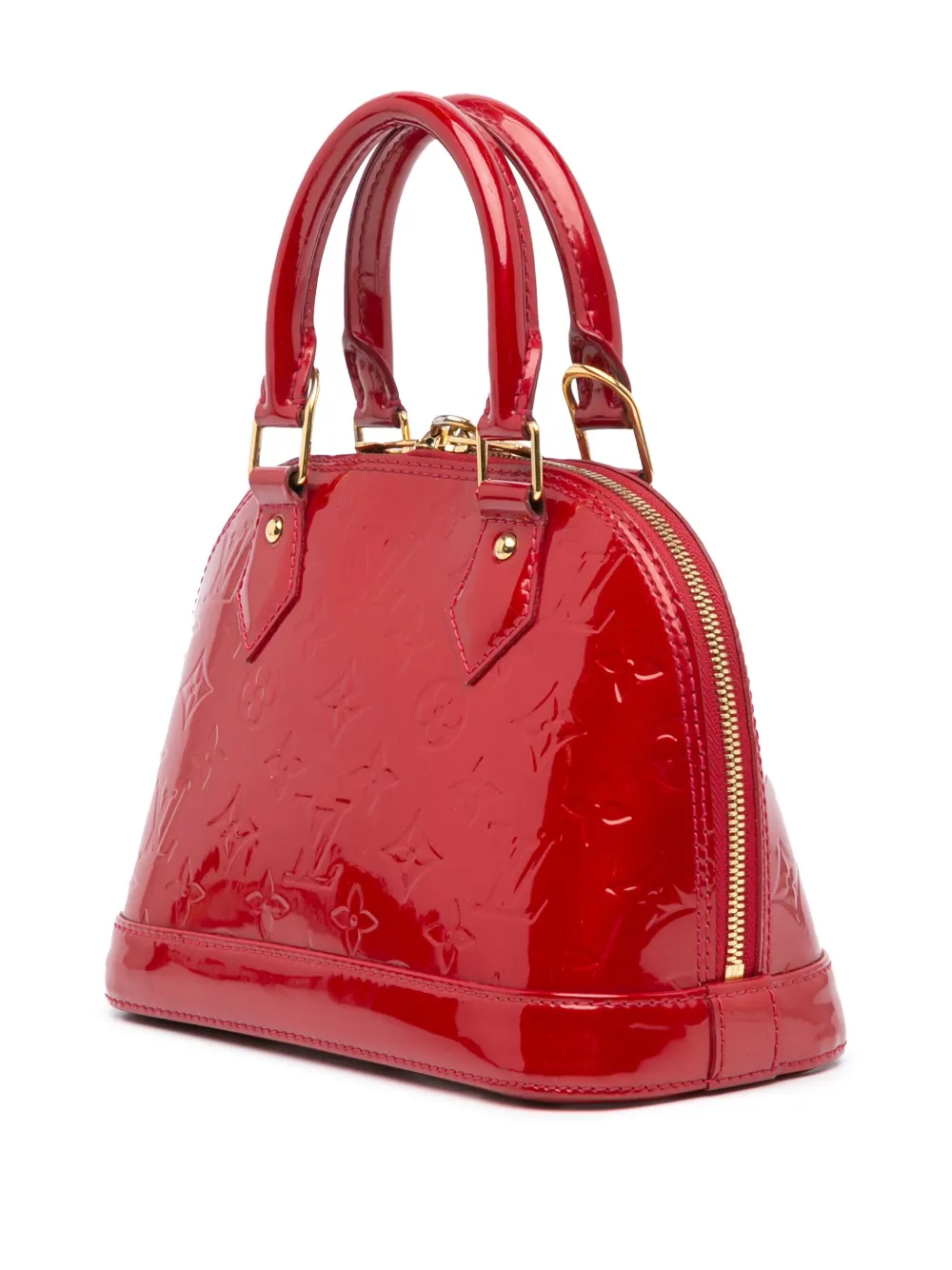 Louis Vuitton Pre-Owned 2014 Monogram Vernis Alma BB satchel - Rood