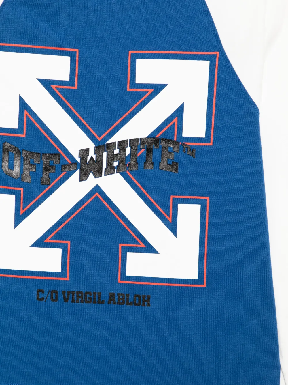 Off-White Kids T-shirt met logoprint Wit