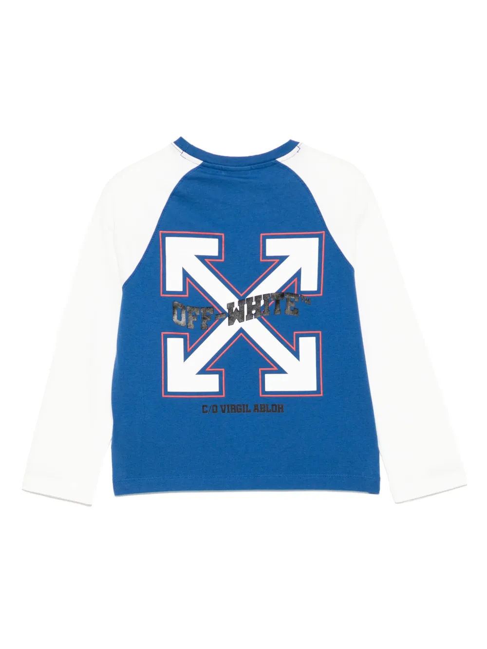 Off-White Kids T-shirt met logoprint Wit