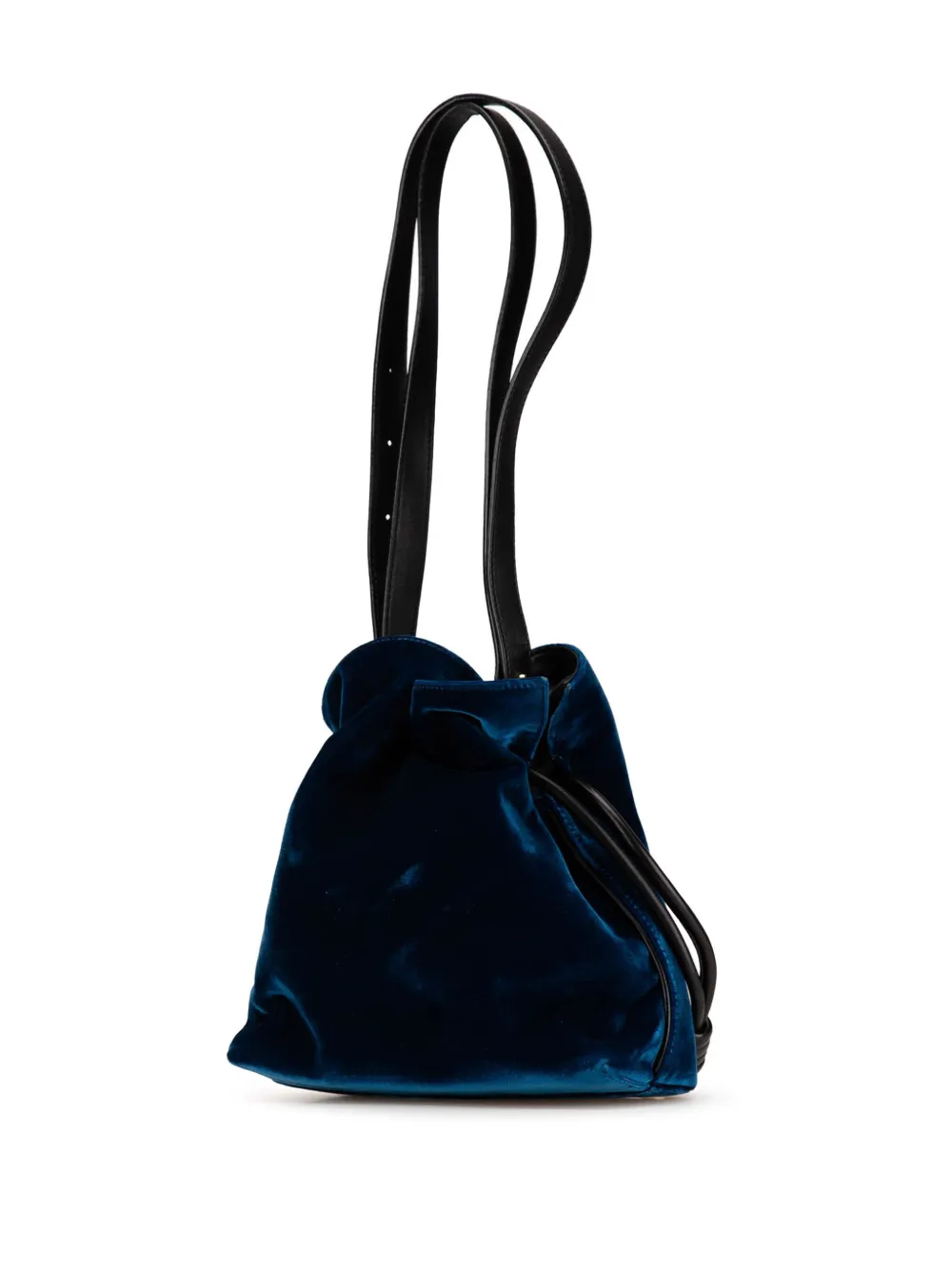 Loewe Pre-Owned 2000-2024 Velvet Flamenco Knot shoulder bag - Blauw