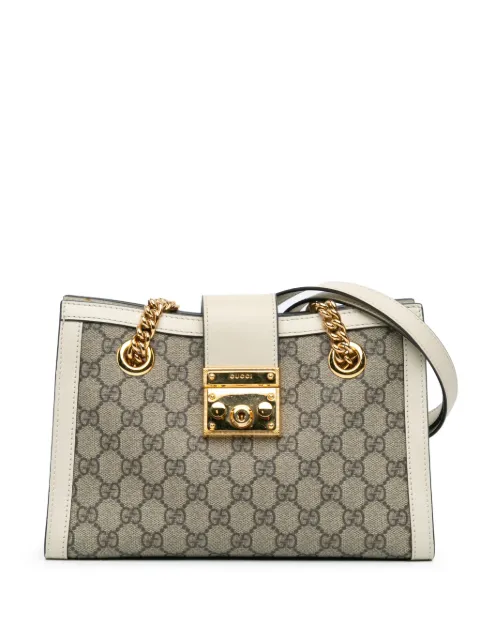 Gucci Pre-Owned 2016-2024 Small GG Supreme Padlock tote bag