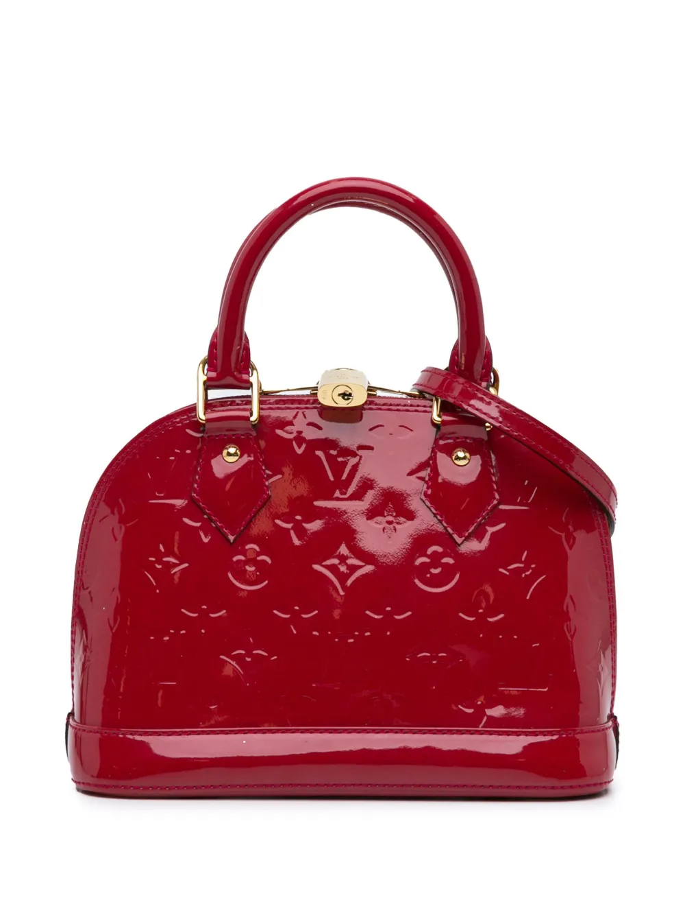 Louis Vuitton Pre-Owned 2014 Monogram Vernis Alma BB satchel - Roze