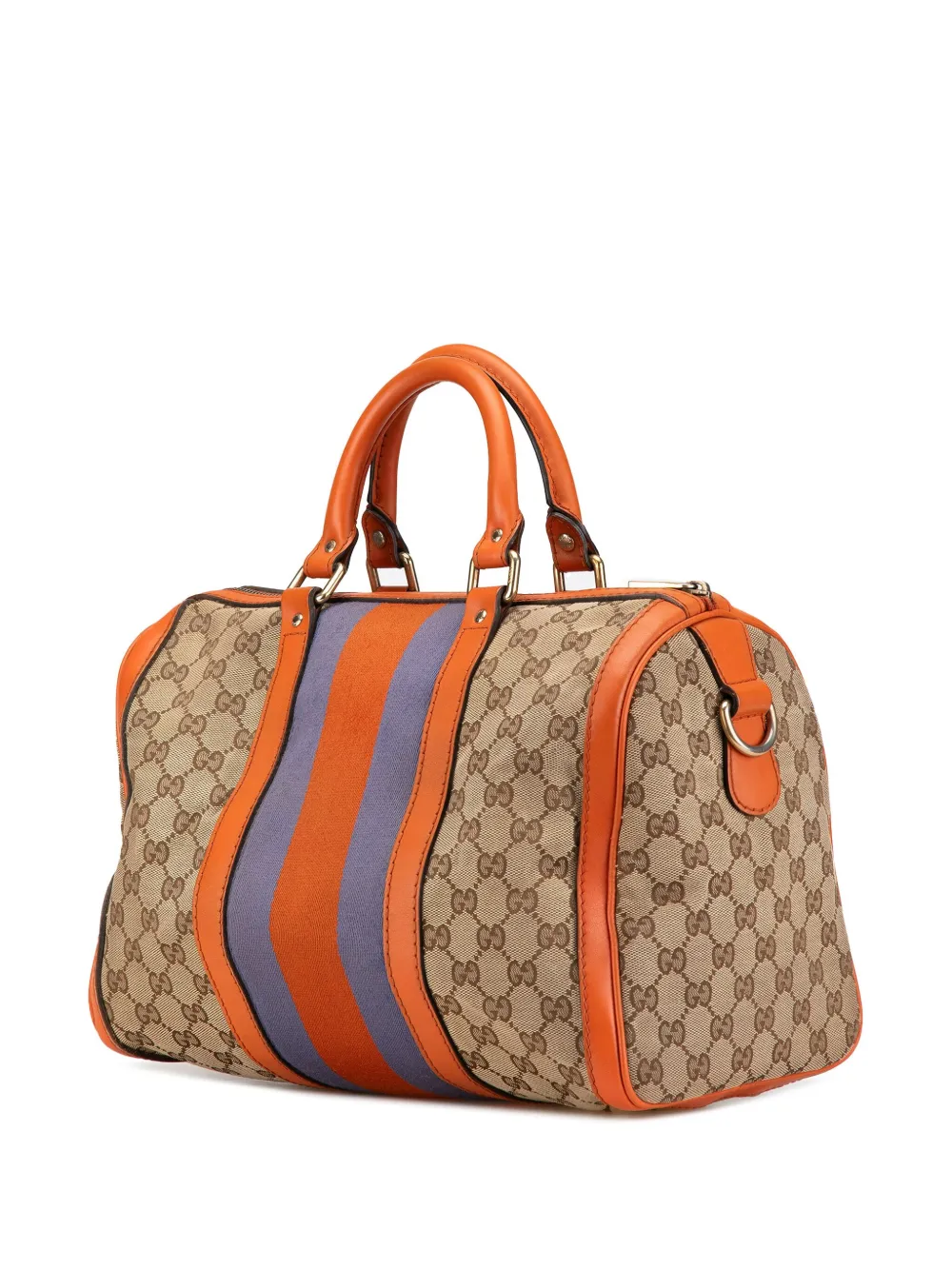 Gucci Pre-Owned 2000-2015 GG Canvas Web satchel - Bruin