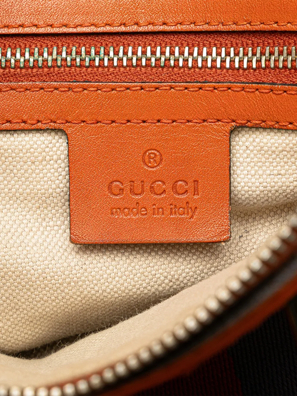 Pre-owned Gucci 2000-2015 Gg Canvas Web Satchel In Brown