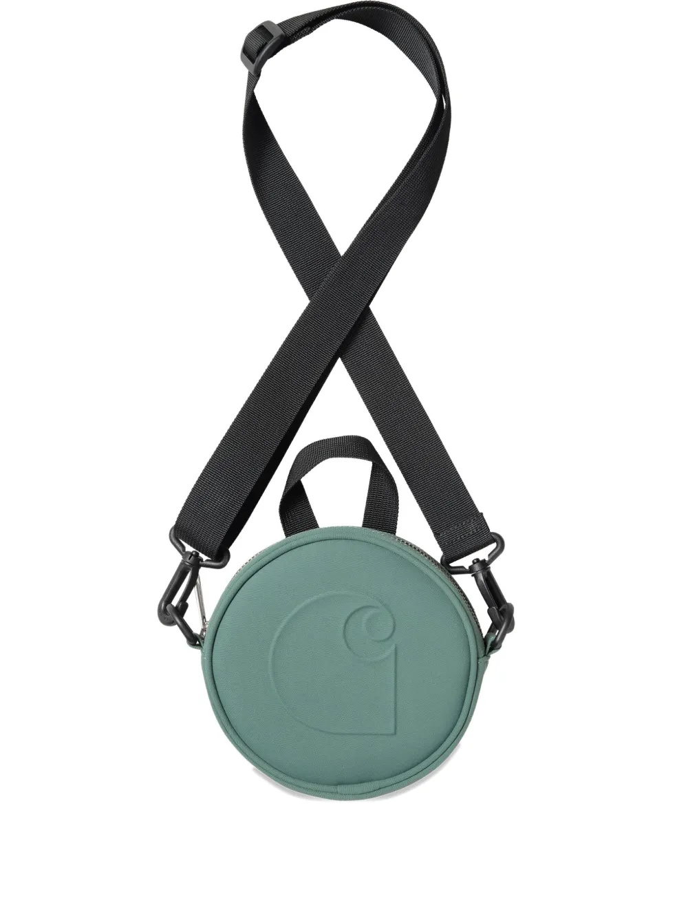 Carhartt WIP embossed messenger bag | Green | Image 1