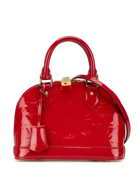 Louis Vuitton Pre-Owned Vernis Alma BB satchel-taske med monogram fra 2013