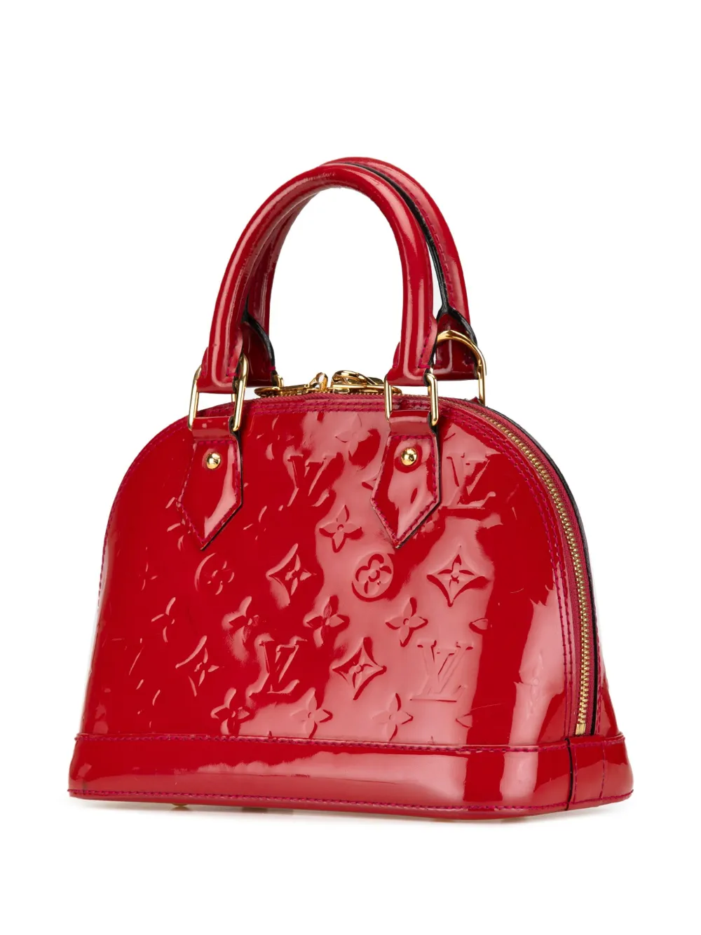 Louis Vuitton Pre-Owned 2013 Monogram Vernis Alma BB satchel - Rood