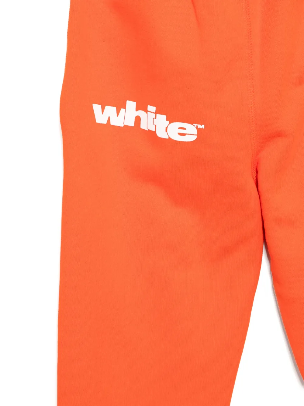 Off-White Kids Trainingsbroek met logoprint Oranje