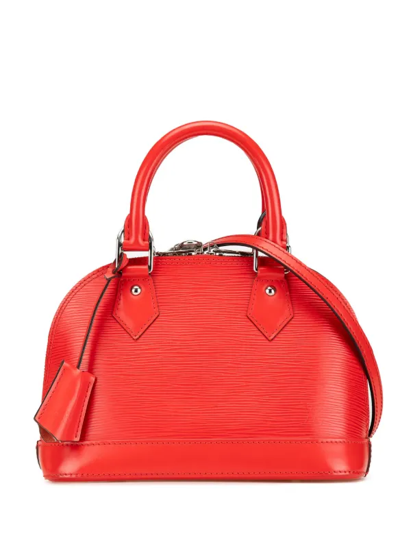 Louis Vuitton Pre-Owned 2014 Epi Alma BB Satchel Red