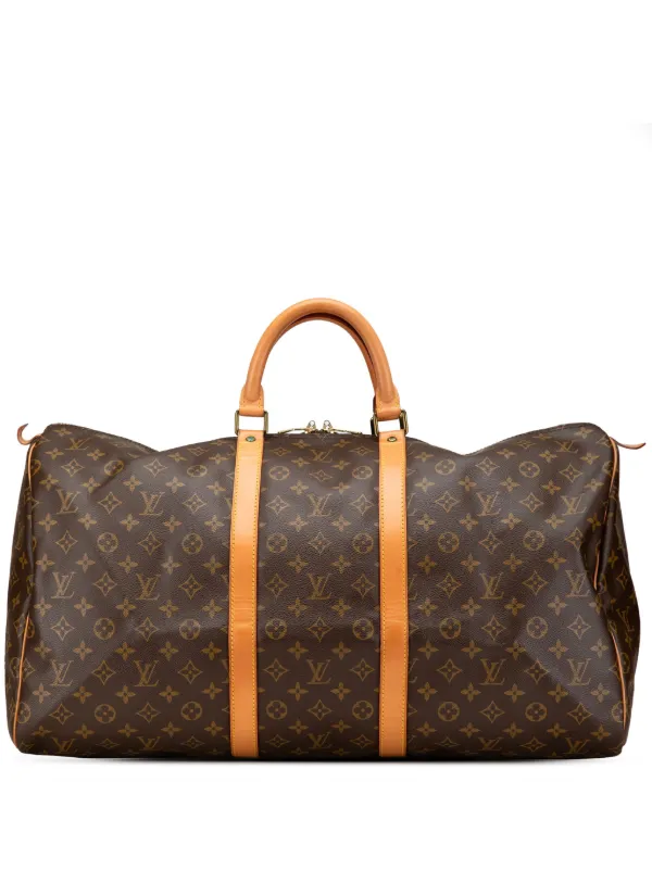 Louis Vuitton Pre-Owned 1991 モノグラム キーポル 55 ボストン Louis Vuitton Pre-Owned 1991 モノグラム キーポル 55 ボストン
