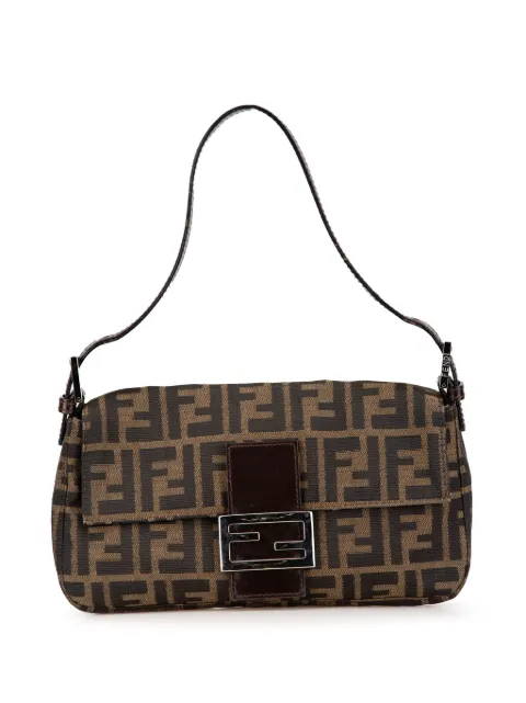 Fendi Pre-Owned 2000-2010 Zucca Canvas Baguette shoulder bag