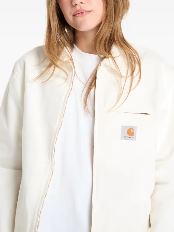 Carhartt WIP Detroit ジップジャケット | ホワイト | FARFETCH JP