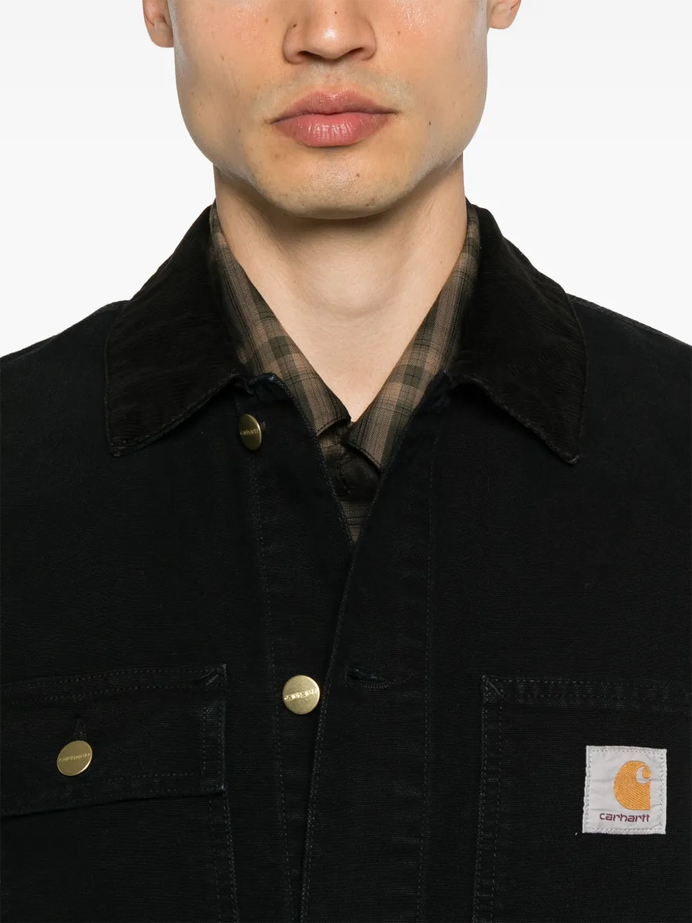 Carhartt WIP Michigan shirtjack Zwart
