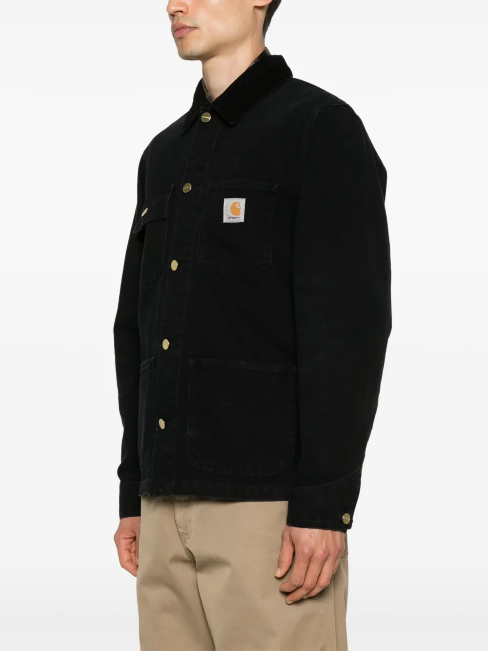 Carhartt WIP Michigan shirtjack Zwart