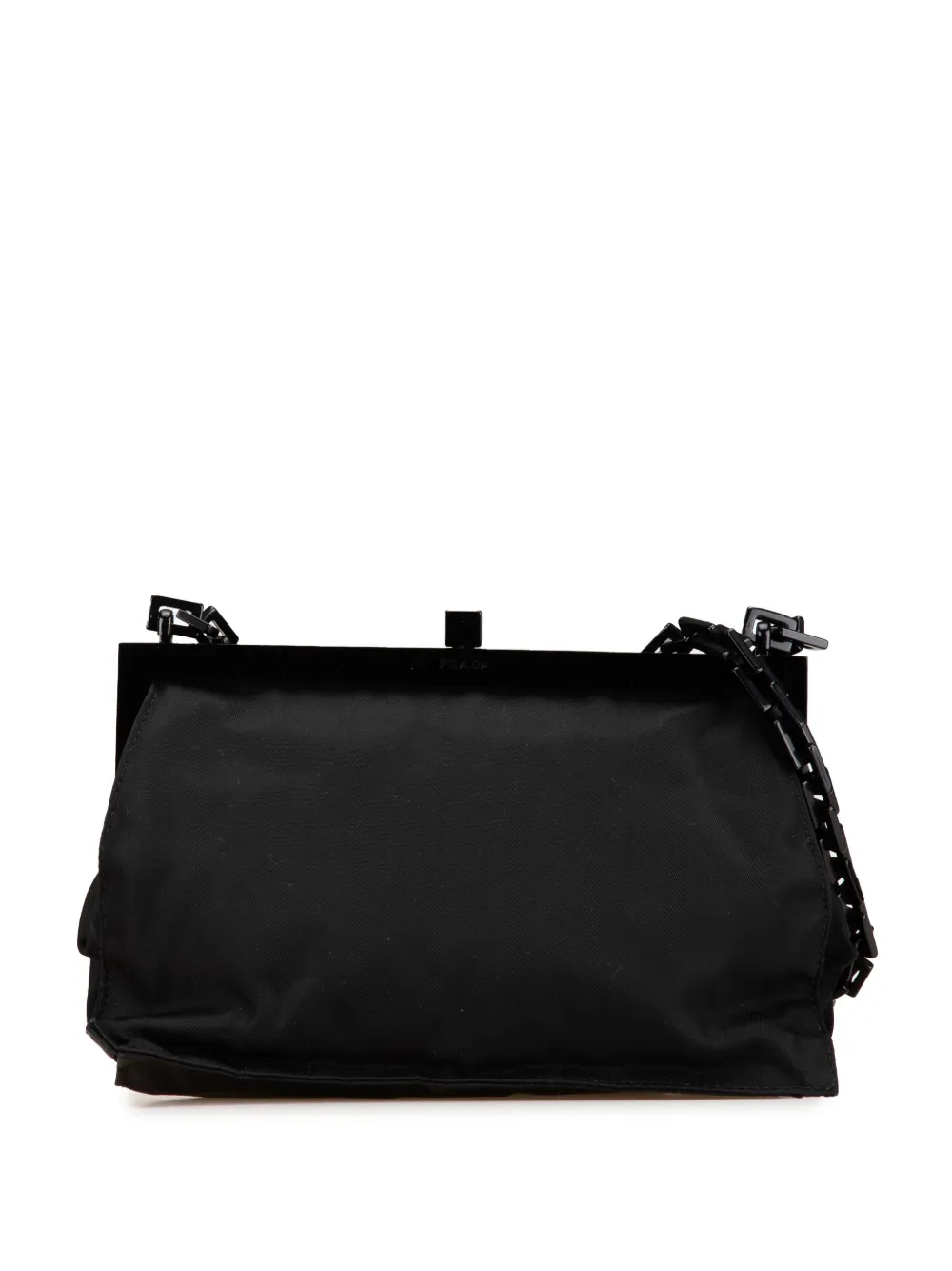 Prada Pre-Owned 2000-2013 Tessuto Frame Chain shoulder bag | Black | Image 1