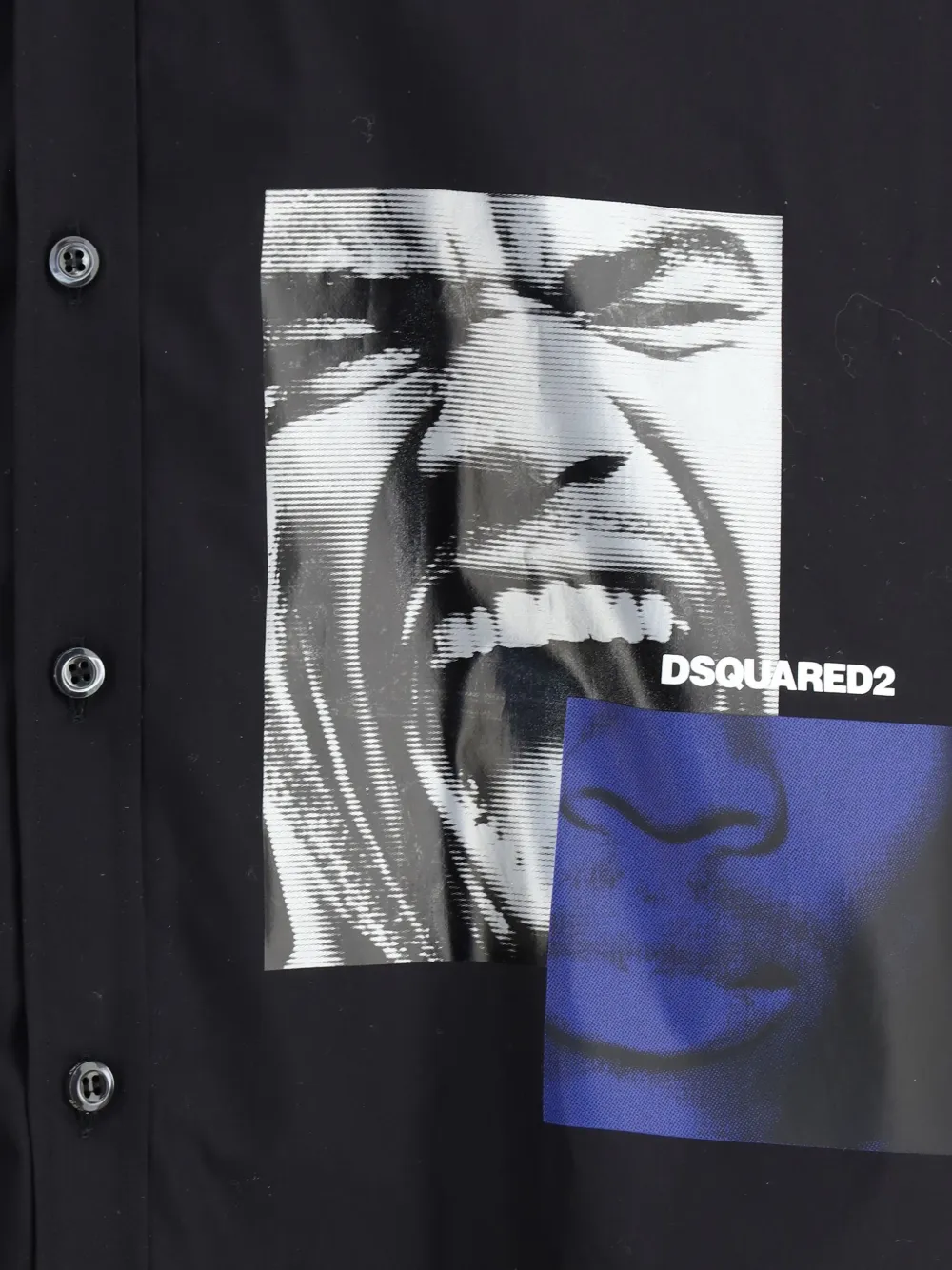 DSQUARED2 Overhemd met print Zwart