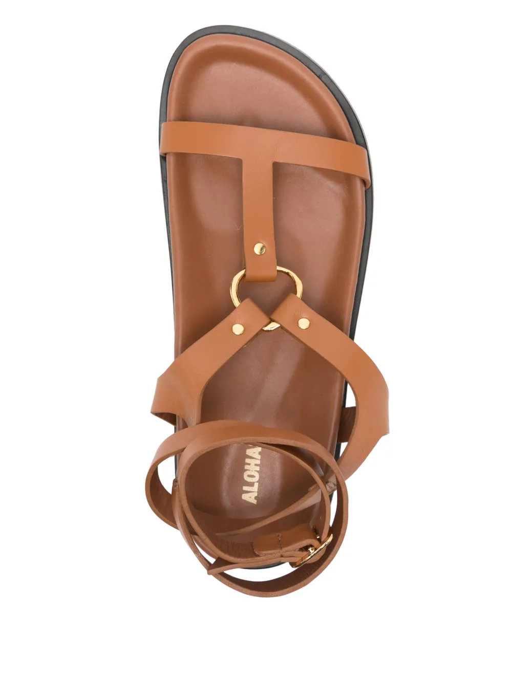 ALOHAS leather sandals Brown