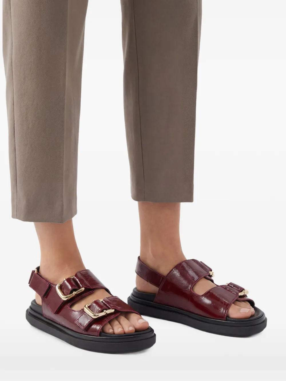 ALOHAS Harper sandalen Rood