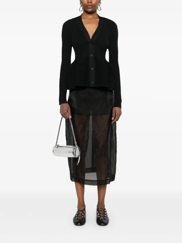 CFCL Pottery Cardigan | Black | FARFETCH LB