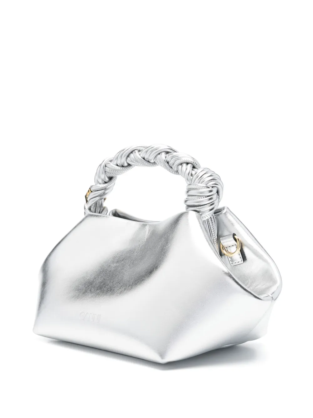 GANNI Bou mini-handtas Zilver