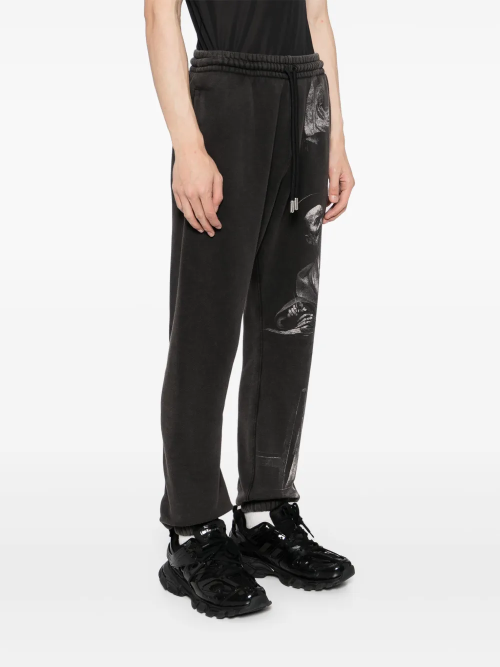 Off-White Broek met print Zwart