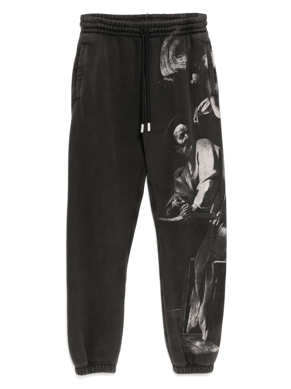 Off-White graphic-print pants | Black | Image 1