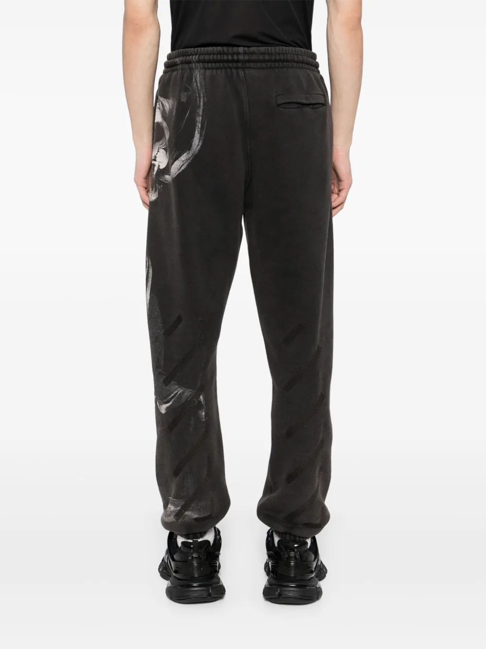 Off-White Broek met print Zwart