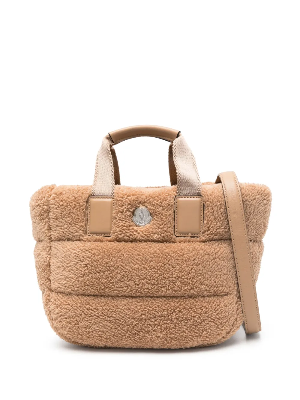 Moncler Caradoc kleine shopper Bruin