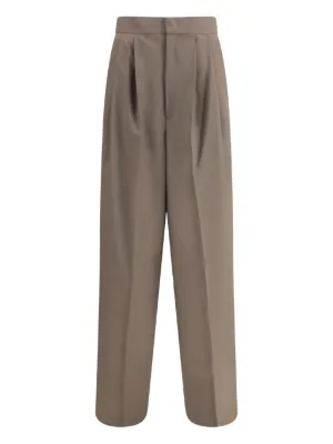 パンツ SA SU PHI ANDREA WOOL AND SILK STRAIGHT-LEG PANTS SA SU PHI - Andrea pants in silk wool